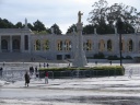 Fatima church with gold statue of Jesus.jpg